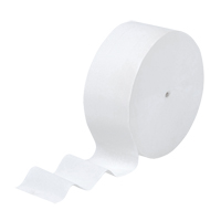 Papier hygi&eacute;nique JRT junior Scott, Rouleau Sans rouleau central, 1 Pli, Longueur 2300', Blanc Nuna Depot Inc.