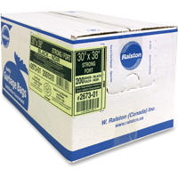 Industrial Garbage Bags, Strong, 38" W x 30" L, 0.85 mils, Black Nuna Depot Inc.