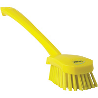 Brosse &agrave; manche long, Soies Ferme, Longueur de 16-3/10", Jaune Nuna Depot Inc.