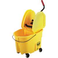 WaveBrake&reg; Mop Bucket & Wringer Combo Pack, Down Press, 8.75 US Gal.(35 Quart), Yellow Nuna Depot Inc.