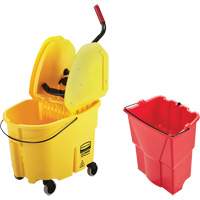 WaveBrake&reg; Mop Bucket & Wringer Combo Pack, Down Press, 8.75 US Gal.(35 Quart), Yellow Nuna Depot Inc.