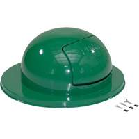 Drum Waste Disposal Top, Dome Lid, Metal, Fits Container Size: 23-1/2" Dia. Nuna Depot Inc.