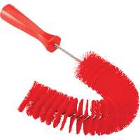 Brosse recourb&eacute;e, Soies Moyen/Ferme, Longueur de 15-1/2", Rouge Nuna Depot Inc.