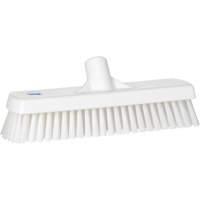 Deck & Wall Scrub Brush, Stiff Bristles, 12", Polyester, White Nuna Depot Inc.