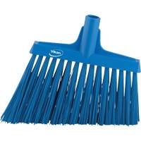 Angle Broom Head, X-Coarse Bristles, 12", Polyester, Blue Nuna Depot Inc.
