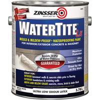 Watertite&reg; LX Mold & Mildew-Proof Waterproofing Paint, 3.78 L, Gallon, White Nuna Depot Inc.