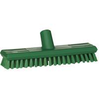 Brosse lave-pont aliment&eacute;e en eau, Crins Extra-ferme, 10-3/4", Polyester, Vert Nuna Depot Inc.