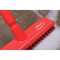 Brosse lave-pont aliment&eacute;e en eau, Crins Extra-ferme, 10-3/4", Polyester, Vert Nuna Depot Inc.