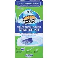 Trousse de d&eacute;marrage de brosse pour cuvettes Scrubbing Bubbles Fresh Brush, Recharge Nuna Depot Inc.