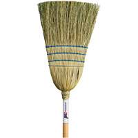 Heavy-Duty Corn Broom, 3-String, Wood Handle Nuna Depot Inc.