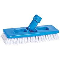 Universal Scrub & Grout Brush, 9" L, Polypropylene Bristles, White Nuna Depot Inc.