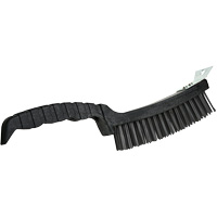 Scratch Brush, Steel, 4 x 17 Wire Rows, 12" Long Nuna Depot Inc.