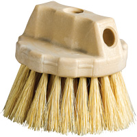 Round Cleaning Brush, 5" L, Tampico Bristles, Beige Nuna Depot Inc.