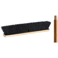 Balai-brosse avec manche, 18", Moyen, Soies Tampico Nuna Depot Inc.