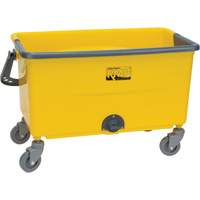 Microfibre Mop Bucket & Wringer, Strainer, 11 US Gal. (44 Quart), Yellow Nuna Depot Inc.