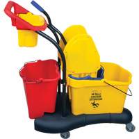 Multifunctional Mop Trolley, Down Press, 9.5 US Gal.(38 Quart), Yellow Nuna Depot Inc.