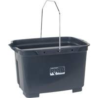 Dual Compartment Bucket, 4.75 US Gal. (19 qt.) Capacity, Grey Nuna Depot Inc.