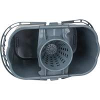 Mop Pail & Wringer, Strainer, 3.75 US Gal.(15 Quart), Grey Nuna Depot Inc.