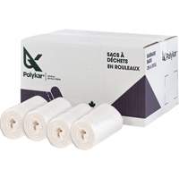 High Density Garbage Bags, Utility, 22" W x 20" L, 8 microns, Frosted, 23 L (6 Gal.) Capacity Nuna Depot Inc.