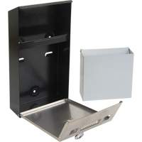 Smoking Receptacle, Wall-Mount, Stainless Steel, 1 Litre Capacity, 11-4/5" Height Nuna Depot Inc.