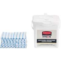 Seau de chargement pour chiffons microfibres, Blanc Nuna Depot Inc.