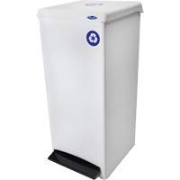 Poubelle &agrave; commande au pied, Acier, 25 gal. US Nuna Depot Inc.