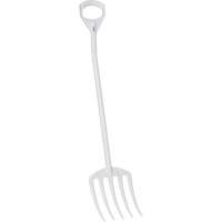 Hygienic Fork, 49" Length, Plastic, White Nuna Depot Inc.