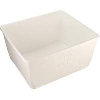 Aero-Tote Tub with Drain Plug, Plastic, White Nuna Depot Inc.