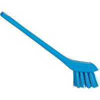 Brosse avec rebord grattoir, Soies Ferme, Longueur de 6", Bleu Nuna Depot Inc.