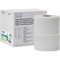 TrapEze&reg; Double Roll Disposable Dusting Sheets, Polyester, White Nuna Depot Inc.
