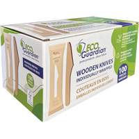 Couteaux en bois emball&eacute;s individuellement Nuna Depot Inc.