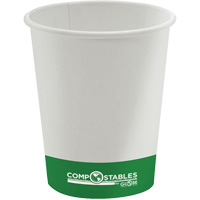 Single Wall Hot/Cold Compostable Paper Cups, 8 oz., Multi-Colour Nuna Depot Inc.