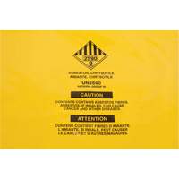 Hazardous Waste Liners, Asbestos, 40" L x 26" W, 3 mils Nuna Depot Inc.