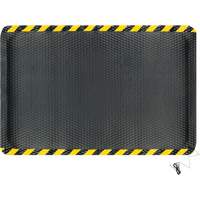 Tapis conductible Hog Heaven, 4' la x 6' lo, 5/8" &eacute;paisseur, Noir/Jaune, Nitrile Nuna Depot Inc.