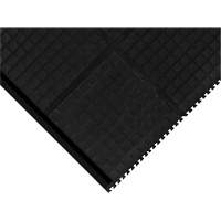 Hog Heaven&reg; Modular Tile 18"  - Corner, Corrugated, 3-1/3' x 3-1/3' x 3/4", Black, Nitrile Nuna Depot Inc.