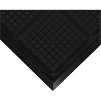 Hog Heaven&reg; Workstation Mat, Corrugated, 3-3/5' x 3-3/5' x 3/4", Black, Nitrile Nuna Depot Inc.