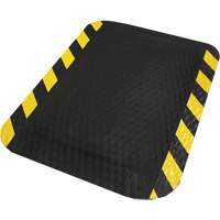 Tapis Hog Heaven, Losange, 2' x 3' x 5/8", Noir/Jaune, Nitrile Nuna Depot Inc.