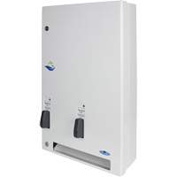 Distributeur de produits d'hygi&egrave;ne f&eacute;minine gratuits &agrave; bouton pression Nuna Depot Inc.