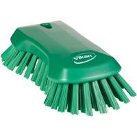 Hand Brush, Extra Stiff Bristles, 9-1/10" Long, Green Nuna Depot Inc.