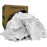 Chiffons recycl&eacute;s, Coton, Blanc, 10 lb Nuna Depot Inc.