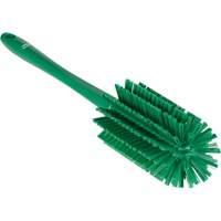 Medium Brush with Handle, Stiff Bristles, 17" Long, Green Nuna Depot Inc.