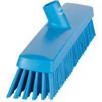 Push Broom Head, Fine/Stiff Bristles, 16-1/2", Polyester/Polypropylene, Blue Nuna Depot Inc.