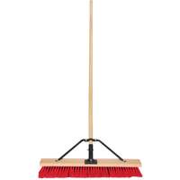 Balai-brosse &agrave; manche renforc&eacute;, 24", Moyen, Soies PVC Nuna Depot Inc.