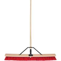 Balai-brosse &agrave; manche renforc&eacute;, 36", Moyen, Soies PVC Nuna Depot Inc.