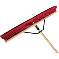 Balai-brosse &agrave; manche renforc&eacute;, 36", Moyen, Soies PVC Nuna Depot Inc.