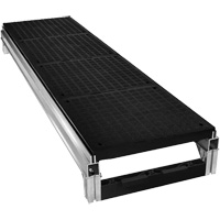 FOUNDATION Smooth Modular Aluminum Work Platform Kit, 18" W x 72" D, 400 lbs. Capacity, All-Welded Nuna Depot Inc.