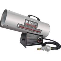 Forced Air Construction Heater, Contractor, Propane, 125000 BTU/H Nuna Depot Inc.