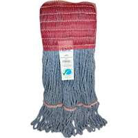 Wide-Band Mop Head, Antimicrobial/Floor Finishing/Specialty, Cotton/Rayon/Synthetic, Loop Style Nuna Depot Inc.