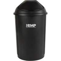 Half-Round Garbage Bin with Lid, Polyethylene, 21 US gal. Nuna Depot Inc.