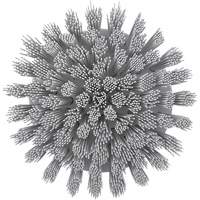 HyDrive Round Drill Brush, Extra Stiff Bristles, 3-1/10" Long, White Nuna Depot Inc.
